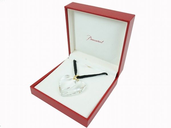 世界中で愛用されるクリスタルブランド!バカラのハートネックレスペンダントを買取しました