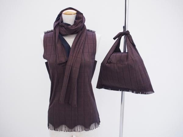 バックとの統一デザインが斬新！エイポックイッセイミヤケのタンクトップを買取しました。