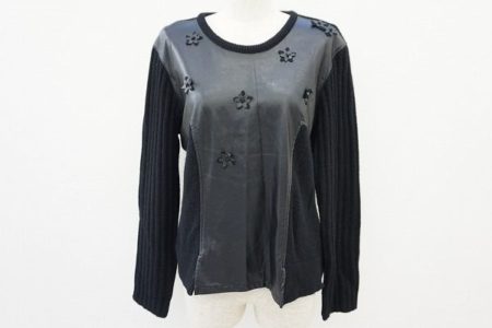 遊び心がつまった凝ったつくりが光る！アルベロベロのラムウール黒セーターを買取しました