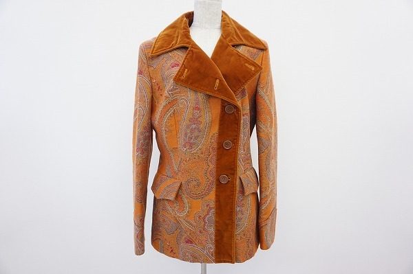 高級感漂う。シックでエレガントなエトロのペイズリー柄ジャケットを買取しました
