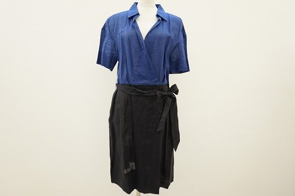 一枚でオシャレに仕上がる!まるでコーディネートしたかのようなアドーアの麻ワンピースを買取しました