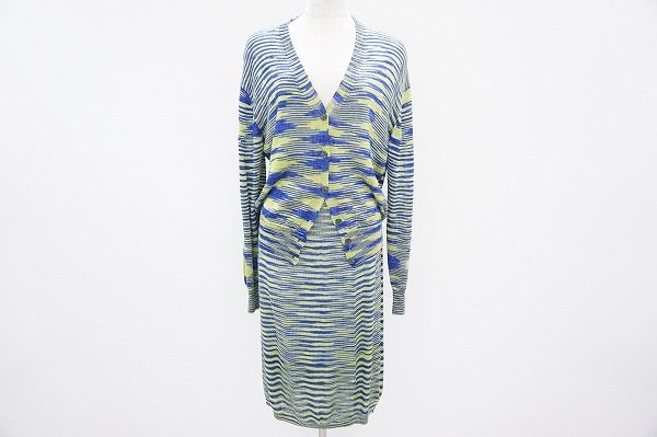 ミッソーニの幾何学模様がステキ。ニット素材のセットアップを買取しました