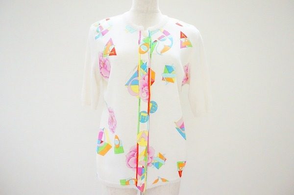 ハイソサエティーなカジュアル！レオナールの半袖カーディガンを買取いたしました