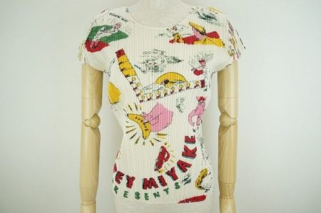 リゾート仕様のモードファッションにはコレ！プリーツプリーズのTシャツを買取しました。