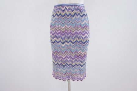 春夏にぴったり。ミッソーニのジグザグ柄の麻混タイトスカートを買取しました