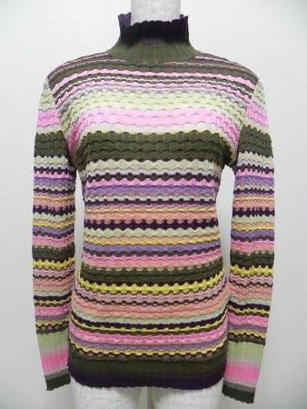 これぞイタリアの色彩美です！！ミッソーニのボーダーカットソーを買取しました