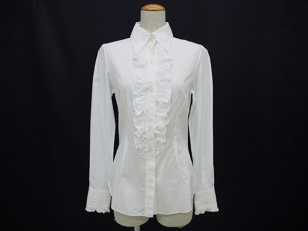 オンにもオフにも着たい!エストネーションのホワイトシャツブラウスを買取しました