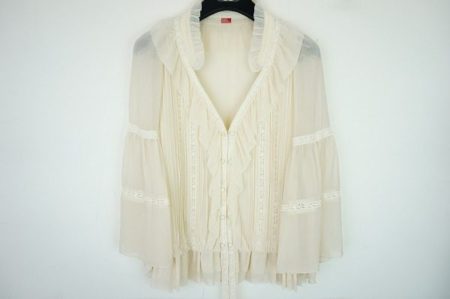 【買取致しました】贅沢にあしらったレース＆フリルが存在感大！ダブルスタンダードのボヘミアンテイストブラウス