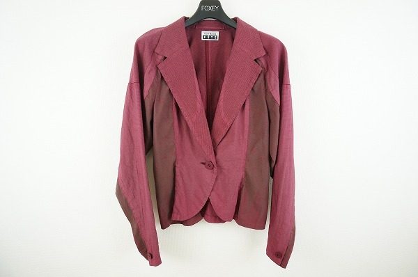 雰囲気自在にコーディネートが楽しめる!イッセイミヤケフェットのジャケットを買取しました。