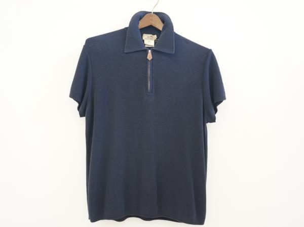 大人の魅力を最大限に引き出してくれる、エルメスの紺色半袖カットソーを買取しました