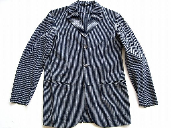 【買取致しました】クラシカルな装いを、爽やかに。落ち着きのあるストライプのトゥモローランドのジャケット