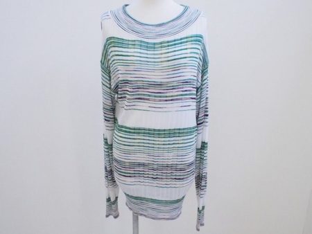 春らしい明るい色味のボーダーで爽やかに。ミッソーニの薄手のセーターを買取しました