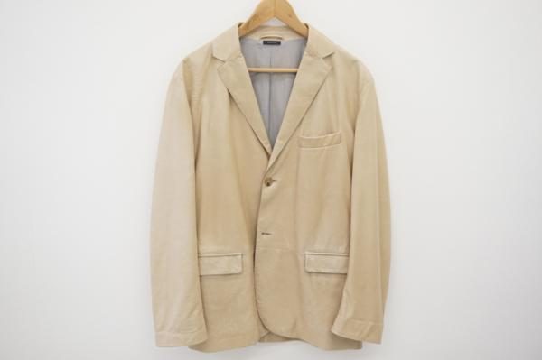 【買取り致しました】クラシカルでモダンな逸品が大人を演出する、ジルサンダーのベージュのレザージャケット