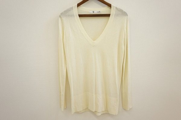 【買取りいたしました】余裕のある大人を演出できる、ユニクロ×ジルサンダーのカシミヤ混ニット