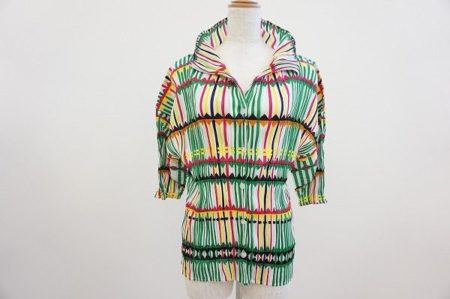 ハイテンションなラテン的！プリーツプリーズのシャツブラウスを買取しました。