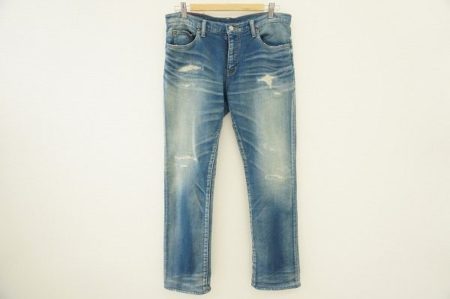 色落ち加工が脚を細く見せてくれそう！大人気ロンハーマンのジーンズを買取しました。