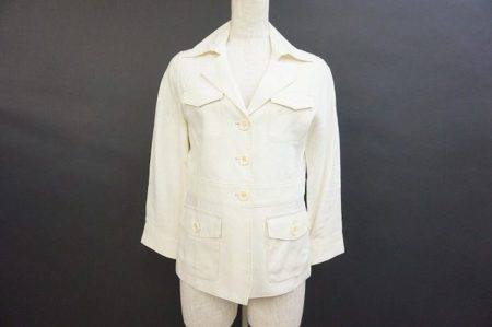 春夏にピッタリな、軽やかなリネン素材が印象的。デプレのリネン地ジャケットを買取致しました。