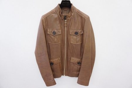味のあるレザーが大人の男性を演出。ボッテガヴェネタのレザージャケットを買取しました。　