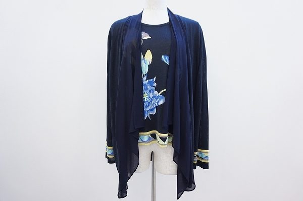 〝美しすぎるフラワー柄〟でおなじみ！レオナールのビジューアンサンブルを買取しました