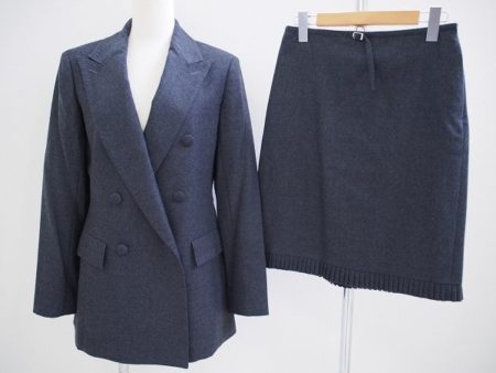 買取情報：ジュンコシマダのセットアップ。ネイビーがハンサムビューティを演出！