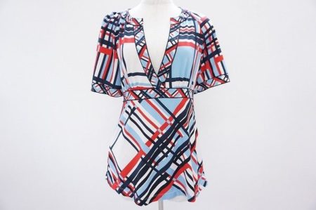 ビーシービージーマックスアズリアのカットソー買取 鮮やかなチェックがキュートで爽やか。