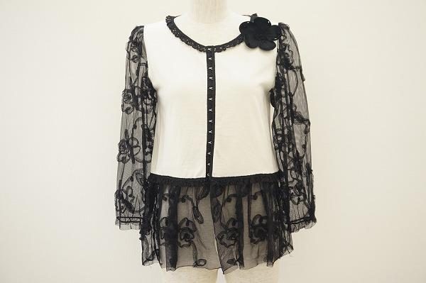 アナスイ買取　ジャケット風のきちんと感が手軽に楽しめる。エレガントなカーディガン