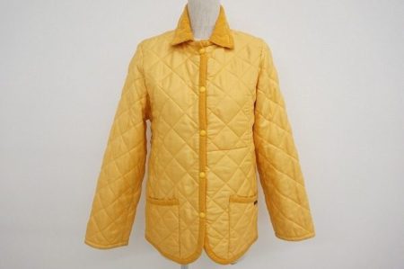 寒い季節に新鮮な綺麗色イエロー。ラベンハムのキルティングジャケットを買取しました