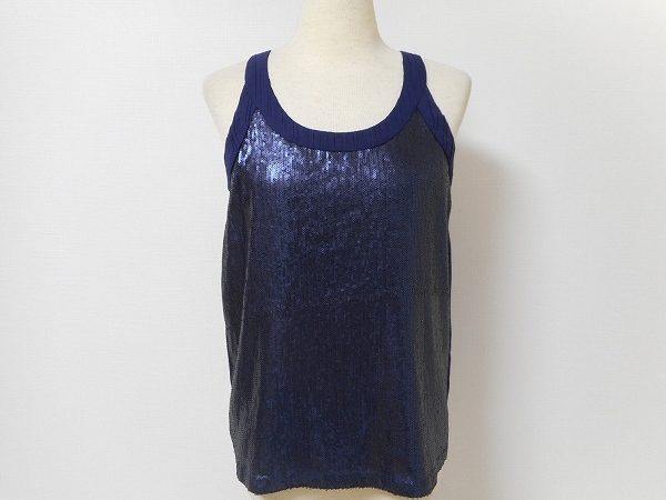 スパンコールがステキ！バナナリパブリックのタンクトップタイプのカットソーをお売りいただきました