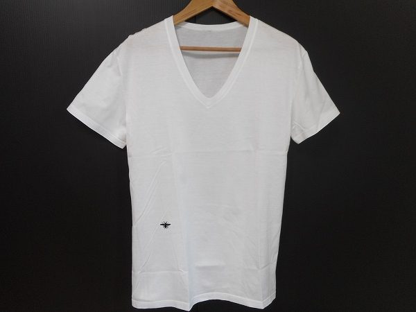 アイコニックなbeeがたまらない不屈の名作。ディオールオムのbee刺繍Tシャツをお売り頂きました