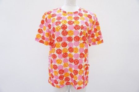 赤、ピンク、オレンジのドット使いがフェミニンでエレガント。マルニのカットソーを買取しました