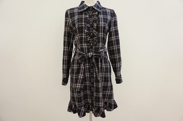 トラッド風味のガーリィスタイルに。レストローズのタータンワンピースを買取しました