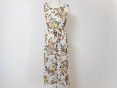 色あせたプリントで柔らかな雰囲気。イクコのフラワーワンピースを買取しました