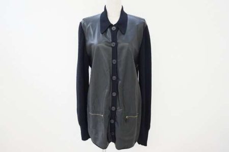 メンズライクな雰囲気なのに女性らしい。エルメスのカーディガンをお売りいただきました