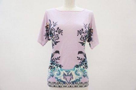 個性的なデザインでエレガント。エトロのプリントカットソーを買取しました