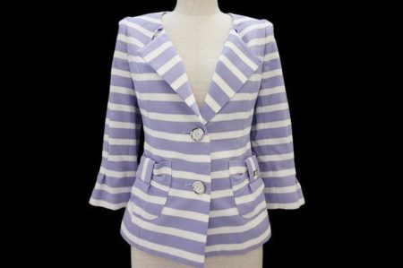 ボーダーデザインが珍しいマダムジョコンダのジャケットを買取しました