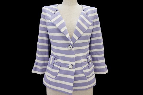ボーダーデザインが珍しいマダムジョコンダのジャケットを買取しました