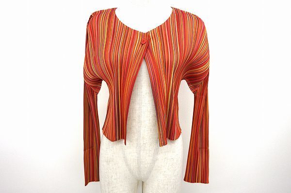 プリーツプリーズのストライプボレロをお売りいただきました