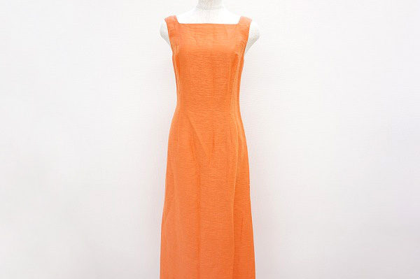 ハナエモリの麻混ロングワンピースを買取しました