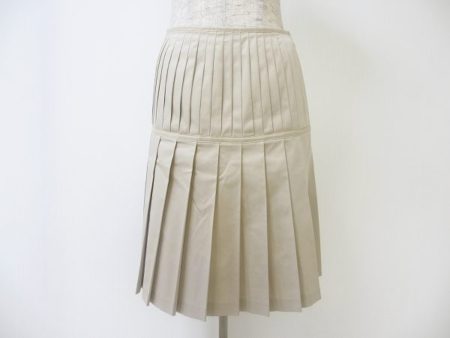 ランバンのダブルデザインプリーツスカートを買取しました