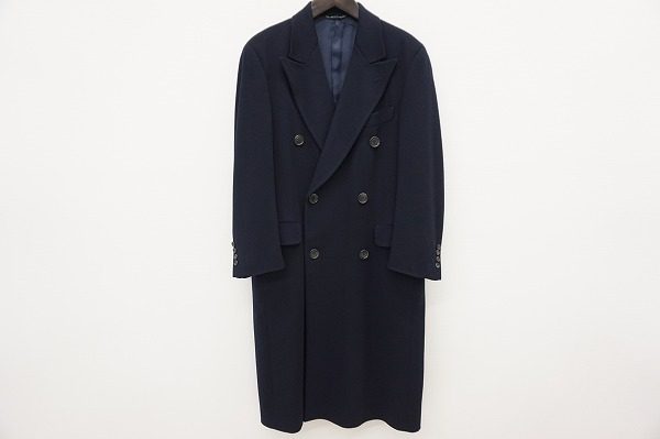 フェンディのネイビーメンズコートを買取しました