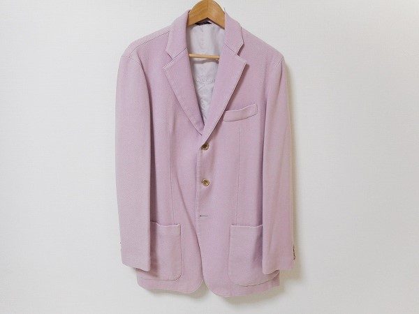 淡い紫色が上品なランバンのメンズジャケットを買取いたしました