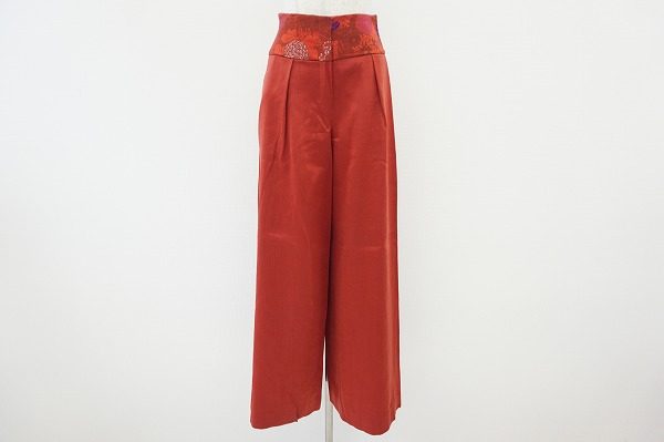 鮮やかなレッドでスタイリッシュなケンゾーのワイドパンツを買取いたしました
