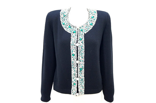 ビジューが華やかなマダムジョコンダのカーディガンを買取いたしました