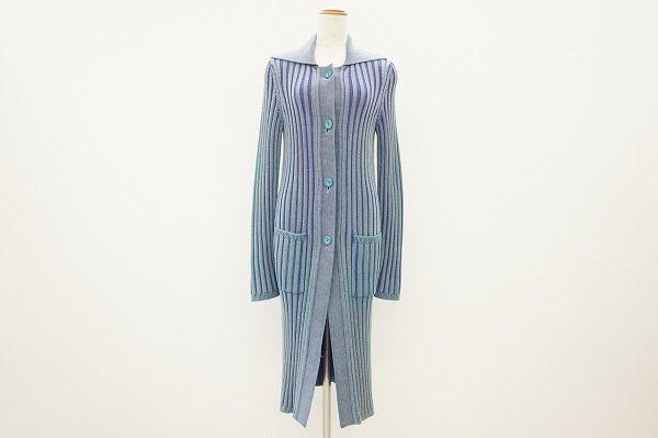 グラデーションが美しいユキトリイのロングニットカーディガンを買取いたしました