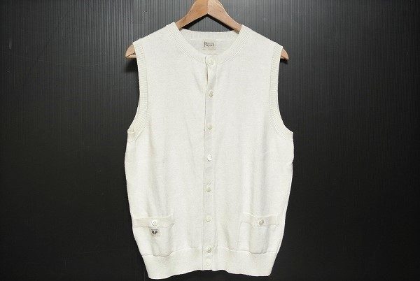 ヘビロテしても型崩れしない、パパスの麻混ベストを買取いたしました