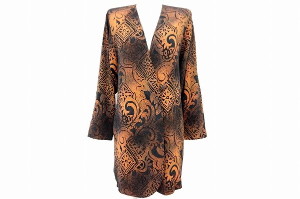 ユニークな柄が目を惹くシセンドウのちりめんカーディガンを買い取りました