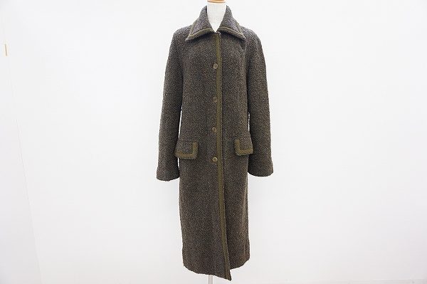 ふっくらとしたツイード素材が素敵なミッソーニのロングコートを買い取りました