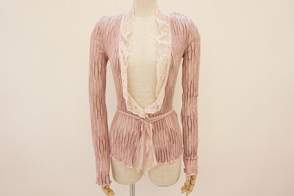 繊細なディティールが美しいミッソーニのカーディガンを買い取りました