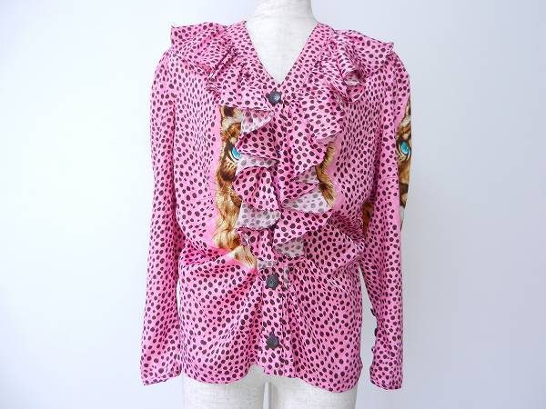 春に着たくなる優美なアニマルアイテム!伊太利屋のシャツブラウスを買取いたしました