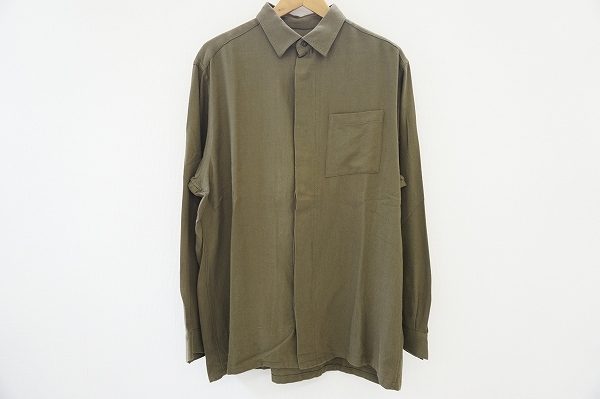 ブランド終了後もファンの多いブランド、ワイズフォーメンのカーキシャツを買取いたしました